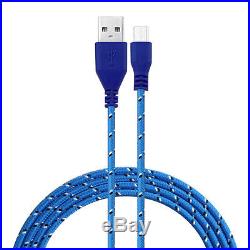 100x LOT 10ft Braided Micro USB Data & Sync Charger Cable Cord For Cell Phones