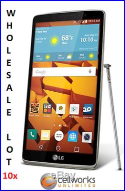10 LG G Stylo (Boost Mobile) LS770 8GB Black CLEAN IMEI WHOLESALE LOT