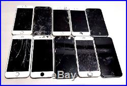10 Lot Apple iPhone 6 A1549 Locked For Parts Repair Used Wholesale As Is