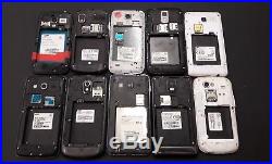 10 Lot Samsung Galaxy Mix Models GSM For Parts Repair Used Wholesale AS IS