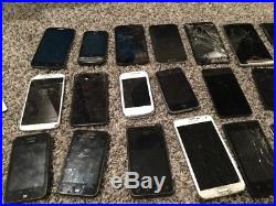 115 Piece Huge Lot of Smart Phones, Cell Phones, Tablets As Is for Parts Repair