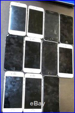 11 Lot Apple iPhone 6 A1549 A1586 GSM For Parts Repair Power On Used Wholesale