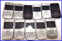 11 Lot Nokia E6-00 3G GSM Telcel Locked For Parts Repair Used Wholesale As Is