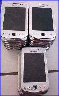 12 Lot Blackberry Torch 9800 GSM Locked For Parts Used Wholesale As Is White