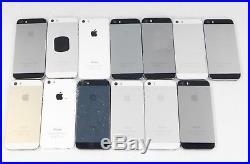 13 LOT Apple iPhone 5, 5S and 5C Various Carriers For Parts