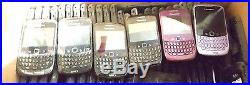 140 Lot Blackberry Curve 8530 CDMA For Parts Repair Used Wholesales As Is