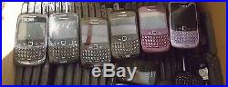 140 Lot Blackberry Curve 8530 CDMA For Parts Repair Used Wholesales As Is