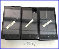 15 Lot Nokia Lumia 520 GSM Locked For Parts Power Up Good Lcd Used Wholesale