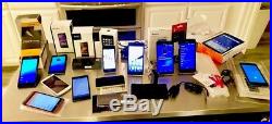 15 Smartphones, 1 Tablet, 1 Fitness Band, 1 LG Bluetooth Headset