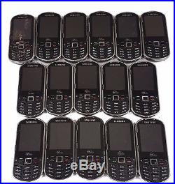 16 Lot Samsung SPH-M575 Virgin Mobile Cellular Phone Slider QWERTY Keyboard Used