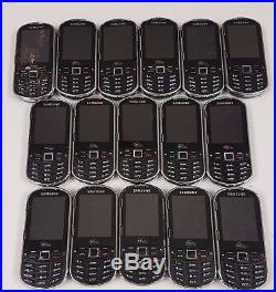 16 Lot Samsung SPH-M575 Virgin Mobile Cellular Phone Slider QWERTY Keyboard Used