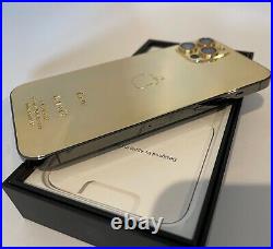 24K iPhone 12 Pro 512Gb Max Gold Plated Unlocked Brand New GSM CDMA NEW CUSTOM