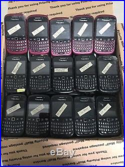 25 Lot Blackberry Curve 9220 GSM For Parts Power Up Good Lcd Used Wholesale