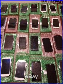 33 Cell Phone Wholesale Lot Samsung Iphone Motorola US Cellular A/B Conditions