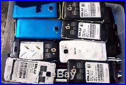 60 Lot BLU Dash 5.0 D410A 4GB GSM Unlocked For Parts Used Wholesale As Is