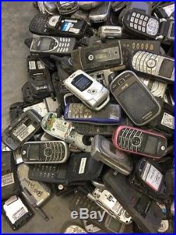 (65 LBS) Cell Phones SmartPhones Scrap (no batteries) Gold Recovery