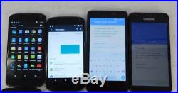 7 Lot SmartPhones- Various Carriers or Unlocked- HTC, LG, Google, ZTE For Parts