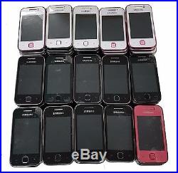 85 Lot Samsung Galaxy Y GT-S5360L GSM Android Smartphone Touch Screen Used