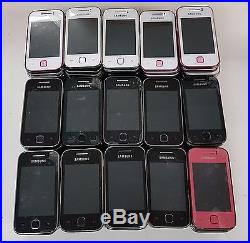 85 Lot Samsung Galaxy Y GT-S5360L GSM Android Smartphone Touch Screen Used