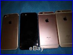 A lot of 4 iphones blacklisted iPhone7 and 3 iphone 6