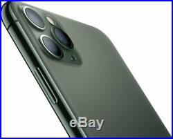 Apple iPhone 11 Pro Max 256GB Midnight Green Verizon AT&T Unlocked Smartphone