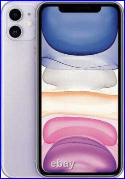 Apple iPhone 11 Purple 128GB Verizon T-Mobile AT&T Fully Unlocked Smartphone