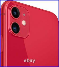Apple iPhone 11 Red 64GB Verizon T-Mobile AT&T Fully Unlocked iOS Smartphone
