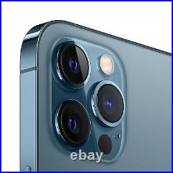 Apple iPhone 12 Pro Max 256GB Unlocked Pacific Blue Very Good (Free Ship)