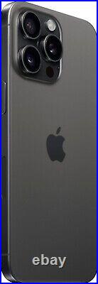 Apple iPhone 15 Pro Max 256GB Black Titanium (Unlocked) AppleCare+