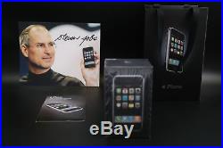 Apple iPhone 1st Generation Case Smartphone 4GB & AT&T with Steve Jobs Autograph