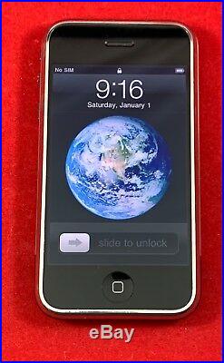 Apple iPhone 2G Original 1st Generation 8GB Black GSM Unlocked A1203 MA712LL/A