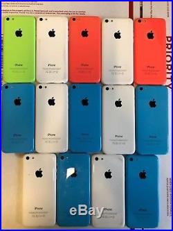 Apple iPhone 5C A1532 Mixed Carrier/GB PGL Lot of 14 for Parts (iCloud)