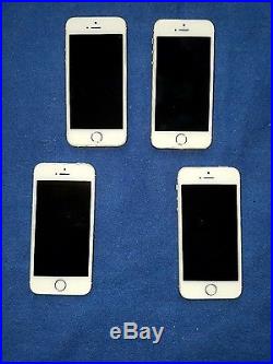 Apple iPhone 5S 32gb Tmobile LOT 4 Total Two are Gold and 2 are Silver