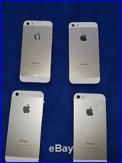 Apple iPhone 5S 32gb Tmobile LOT 4 Total Two are Gold and 2 are Silver