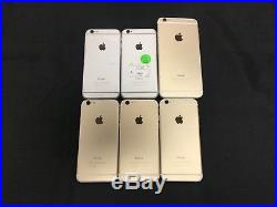 Apple iPhone 6 6 Plus Various Carriers AS IS Broken DOA Parts Lot of 6 AS IS