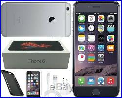 Apple iPhone 6 Plus 16GB, Space Gray, Unlocked, Case and Tempered Glass Included