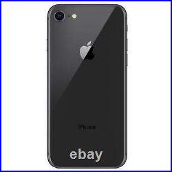 Apple iPhone 8 64GB Factory Unlocked AT&T T-Mobile Gray Smartphone