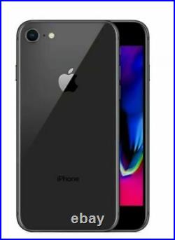 Apple iPhone 8 64GB Fully Unlocked (GSM+CDMA) AT&T T-Mobile Verizon Black