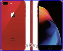 Apple iPhone 8 Plus Red Factory GSM Unlocked AT&T T-Mobile 64GB Smartphone