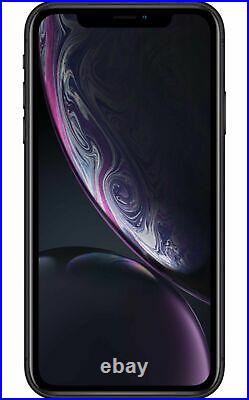 Apple iPhone XR 64GB Fully Unlocked (GSM+CDMA) AT&T T-Mobile Verizon Black