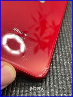 Apple iPhone XR 64GB Product Red Carrier Unlocked CRACKED BACK