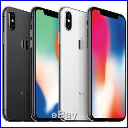 Apple iPhone X 256GB (Factory GSM Unlocked AT&T / T-Mobile) Smartphone