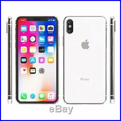 Apple iPhone X 256GB Silver Factory GSM Unlocked AT&T / T-Mobile Smartphone