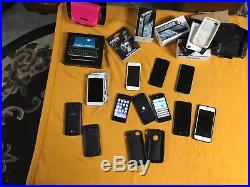 Apple iPhones and ipods (lot of 8) Broke or Blacklisted + 3 other cell phones