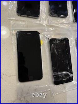 Apple iphone 6s A1688 A1633 32GB Gray Unlocked SALVAGE LOT X 8 FOR PARTS