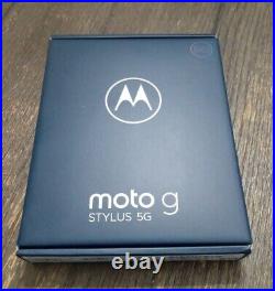 BRAND NEW Motorola Moto G Stylus 5G GSM 2022 128GB BLUE, Unlocked & (Sealed)