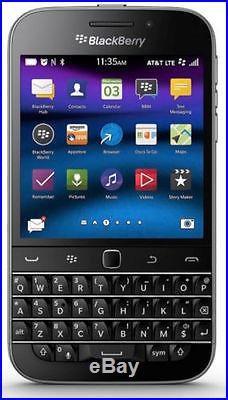 BlackBerry Q20 Classic SQC100-1 4G LTE 3G 8.0MP 16GB Smartphone Unlocked Black