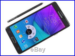 Black Original New Samsung Galaxy Note 4 N910F 32GB Unlocked Android Smartphone