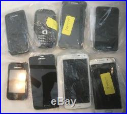 Bulk Lot Of Mixed Faulty Samsung Mobile Phones Store Returns Box 9