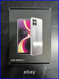 Celero 5G+ Cell Phone 128GB Silver or Orange (Boost Mobile)